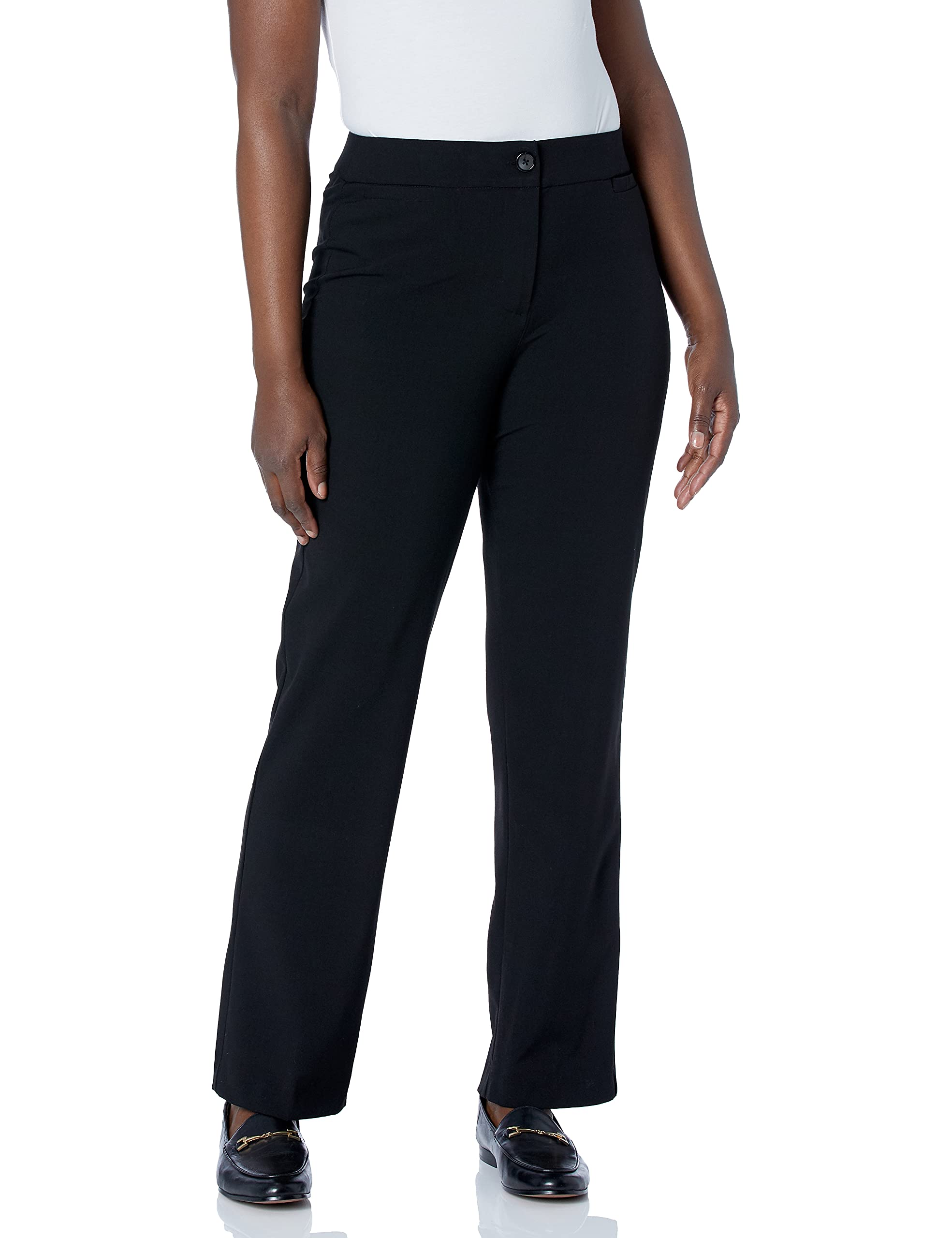 Briggs New York Womens Bistretch Tummy Straight-Leg Pant