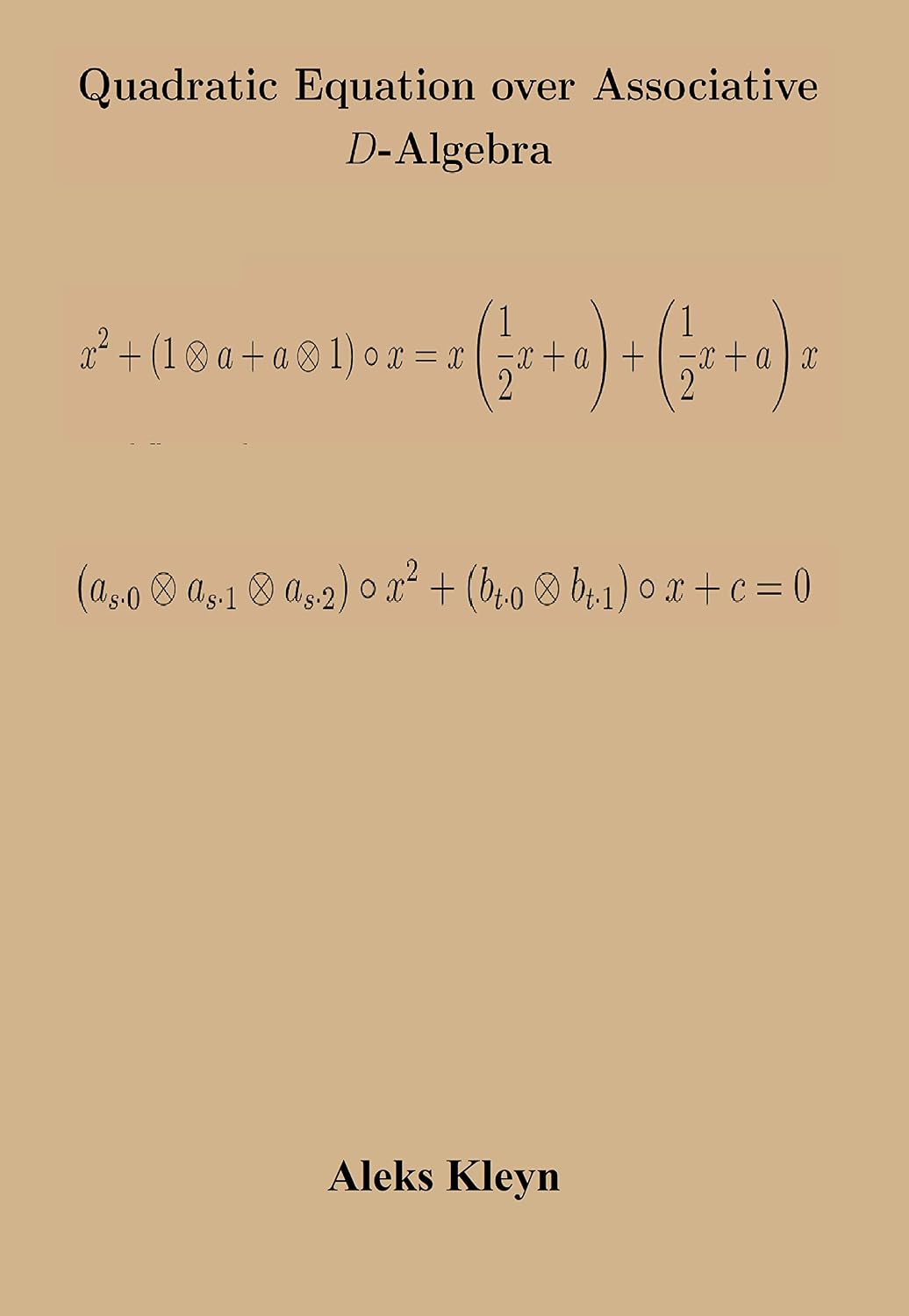 Quadratic Equation over Associative D-Algebra
