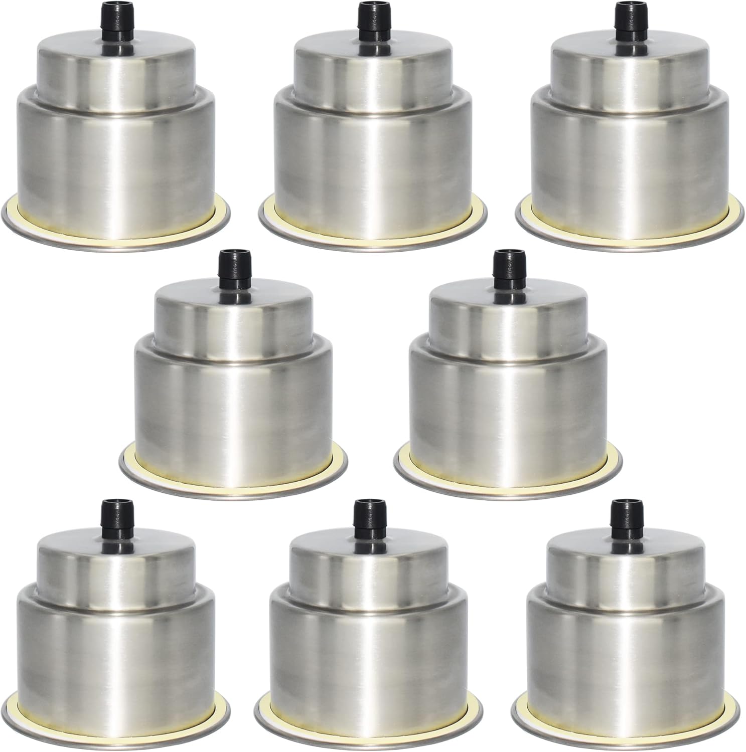 Yuanhe Stainless Steel Cup Drink Holder Insert with Drain for Marine Boat RV Camper, 8PCS
