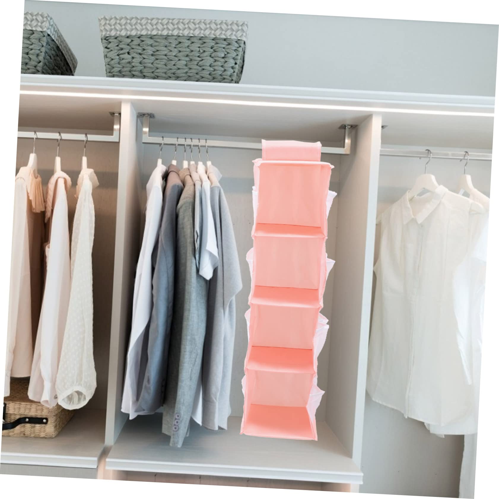 OKUMEYR Underwear Storage Organizer Bag Multi Hanging Closet Holder for Socks and Clothing Neat and Orderly Wardrobe for Home and Bedroom Use