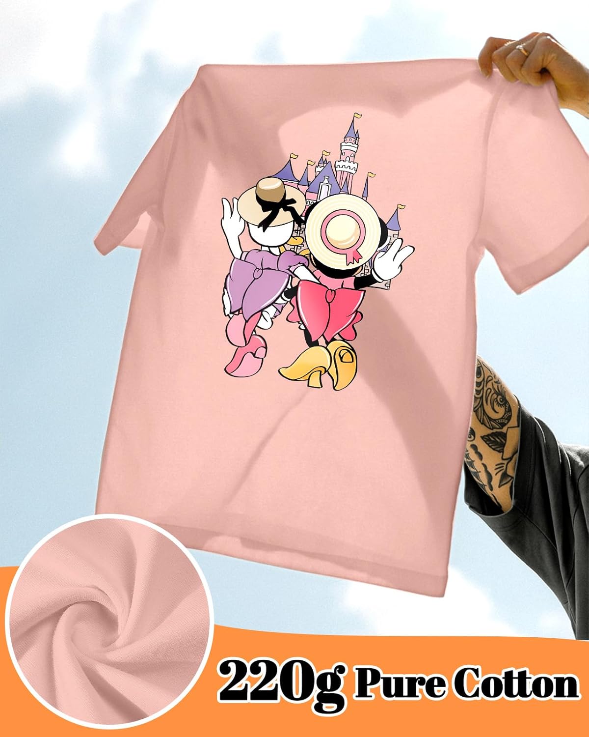 Flafens Graphic Tees T Shirts for Women - Cute Womens T-Shirts Cotton Tshirts Tops Teens Girls - Image 6