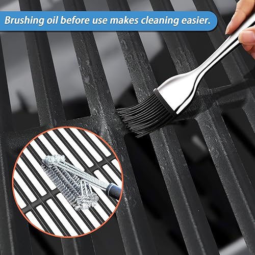 Miniatura 5 de Rejillas de parrilla para Weber Genesis II - GS4 Rejilla de cocción de repuesto para Weber 66089 66097, hierro fundido, 18.75"