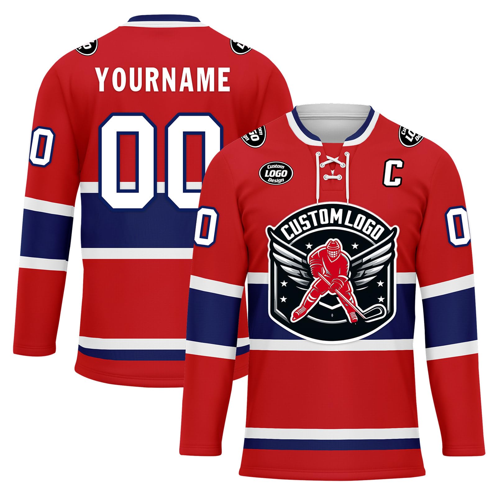 Custom Ice &amp; Field Hockey Jersey for Men Women Youth, Personalized Practice Training Team Uniform Sports Outfit