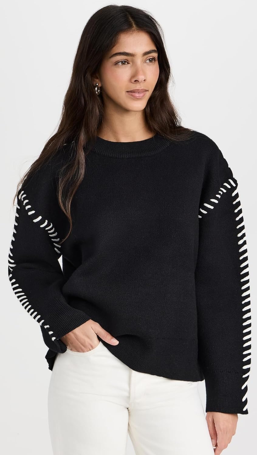 English Factory Women's Whip Stitch Sweater - Image 2