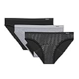 womens Comfort, Period. Bikini Period Underwear, Super Leaks Post-partum & Period Underwear, 3-pack