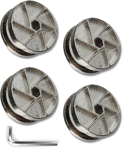 Candados de repuesto para ruedas de leva resistentes compatibles con IKEA 115349 como piezas de marco de cama para TYSSEDAL, HEMNES, BRIMNES y más