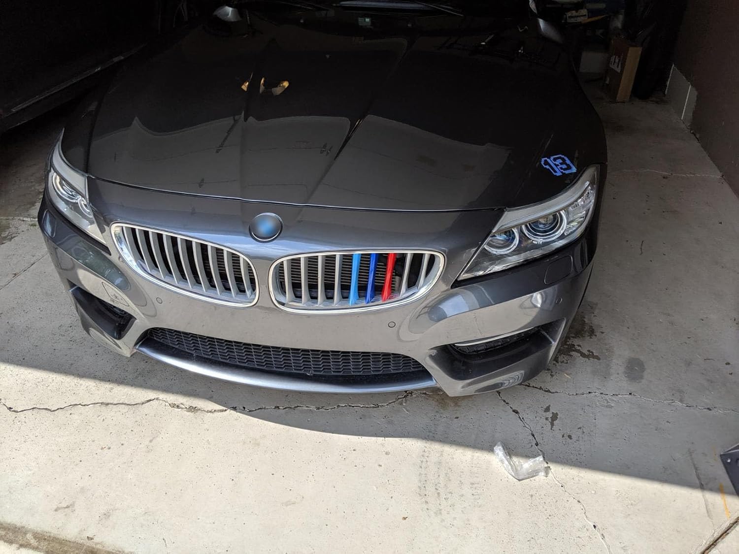 Grille color stripes Compatible with BMW Z4 e89 2009-2018 Grill insert trims accessories 9-Beam