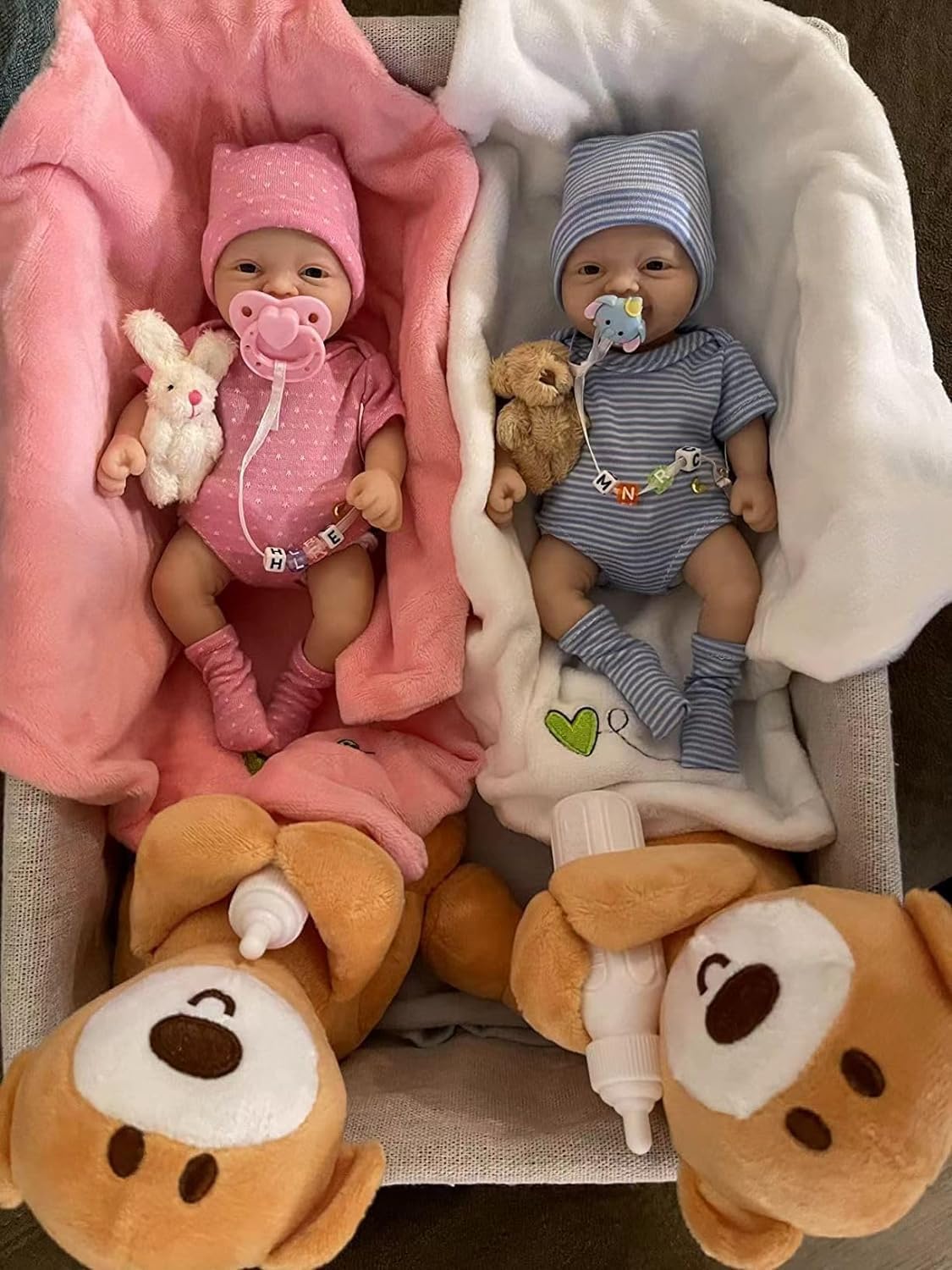 Reborn Baby Doll ，7 Inch Mini Twin Silicone Baby Nigeria Ubuy