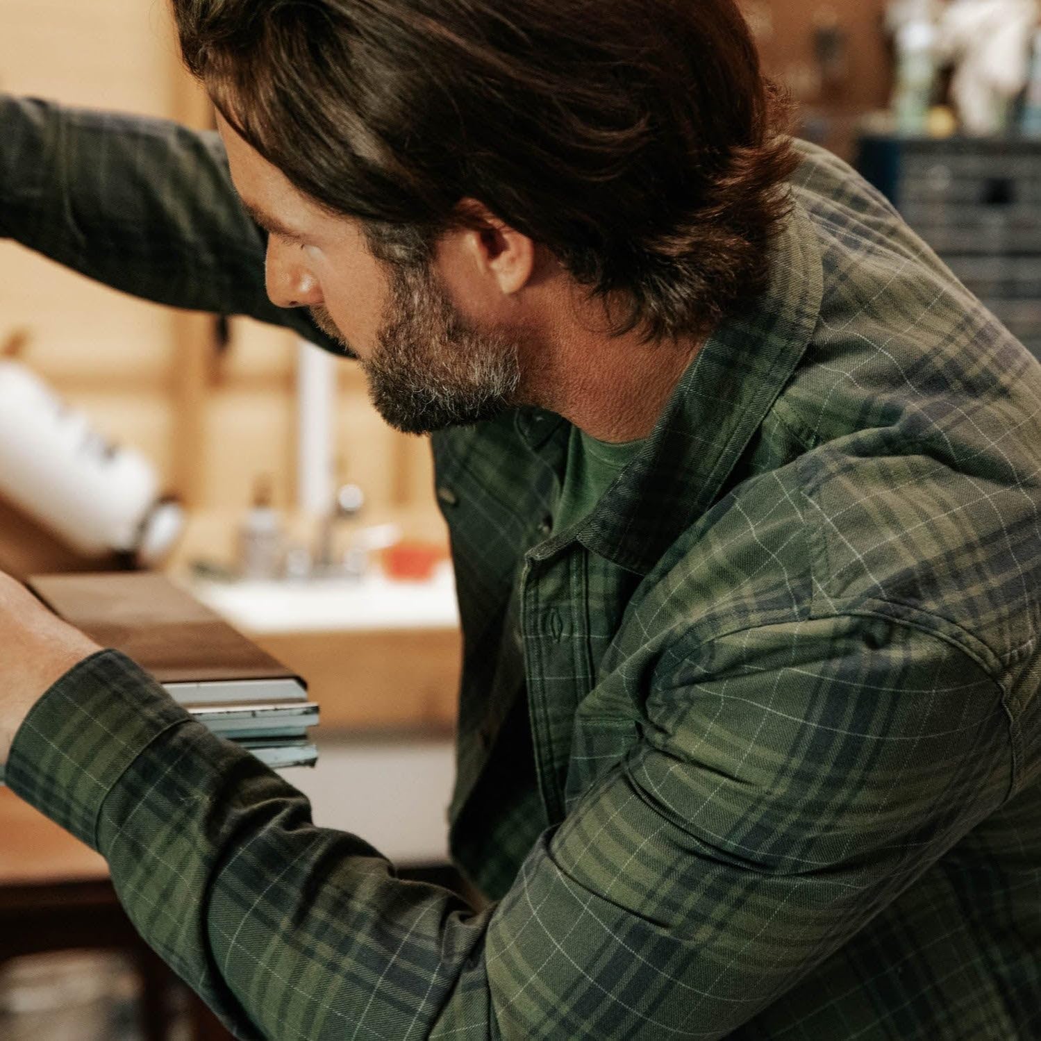 Mountain Khakis Men's Park Flannel Shirt - Image 3