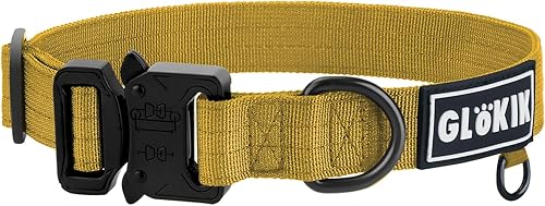 Collares de perro para perros pequeños, medianos y grandes, hebilla de metal de liberación rápida ajustable para entrenamiento de perros