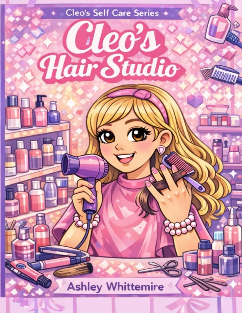 Cleo's Hair Studio: A Creative Hair & Beauty Coloring Book For Kids (Cleos Self Care & Glam)