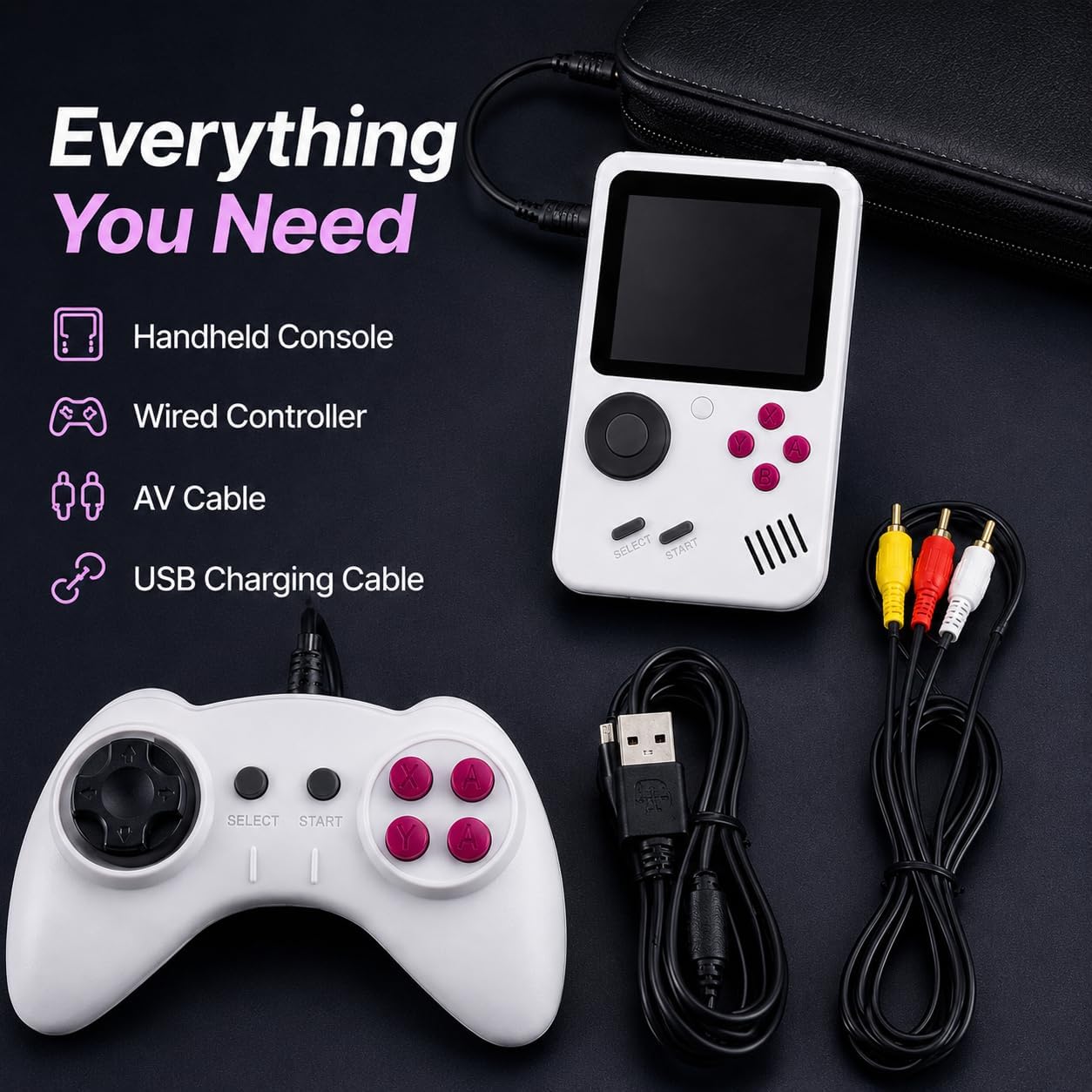 Handheld 200 Mini Game Console with Controller Portable Retro Gaming Device Rechargeable Battery LCD Screen Travel Friendly 9 71XwSQMjAXL. AC SL1254