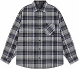 Mens Shirts Long Sleeve Plaid Chest Pocket – product photo 4 of 7