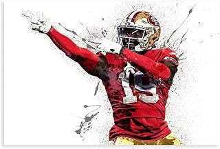 BDBKFFF Deebo Samuel 2 Canvas Poster Wall Art Decor Print Picture Paintings for Living Room Bedroom Decoration Unframe: 12x18inch(30x45cm)
