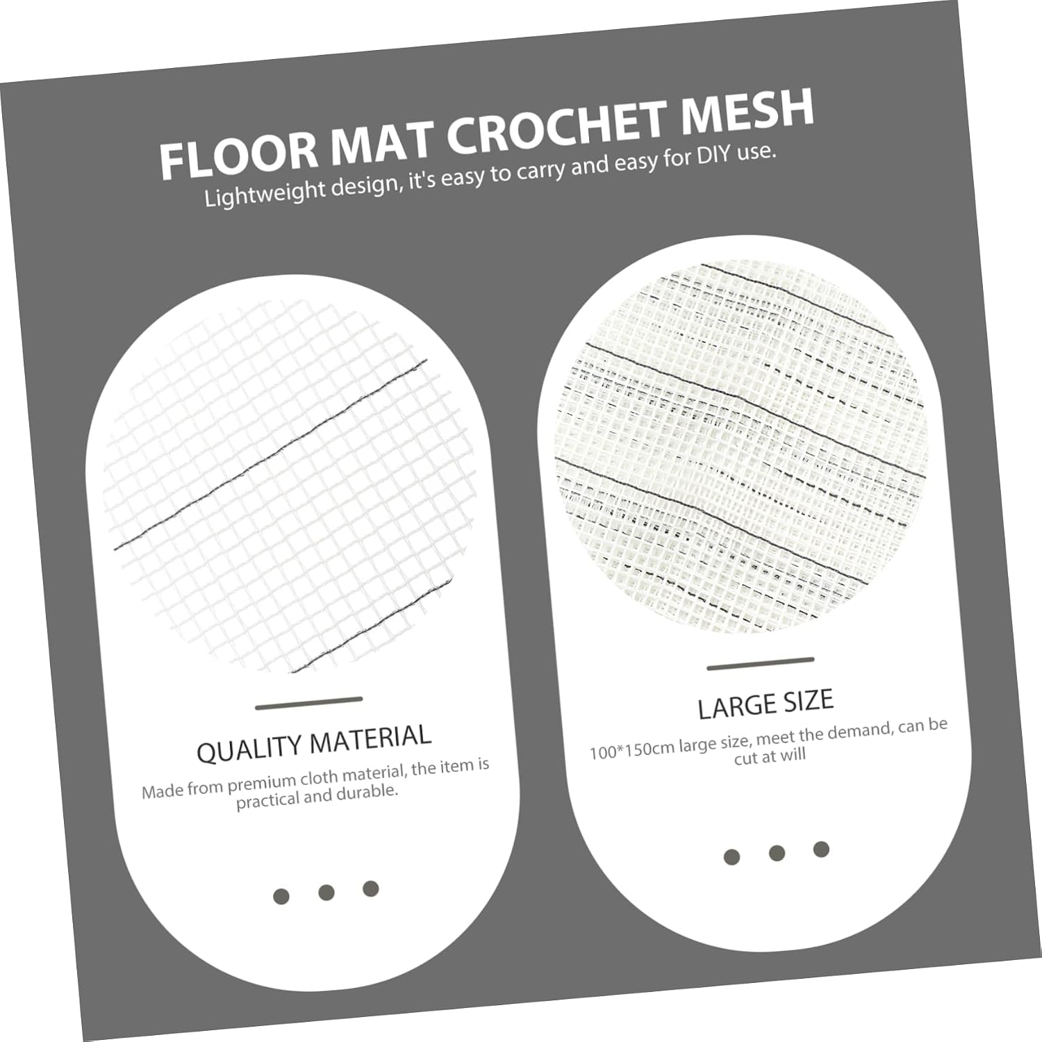 Rug Hooking Mesh Cloth Material for Carpet and Floor Mat Making