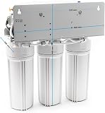 Naturewater NW-RO50-D1 – Système d'Osmose Inverse (RO) à 5 étapes – 190 l/jour 50 GPD – avec pompe booster – Montage mural, Sous évier – Osmoseur Filtration Purification Filtre à Eau potable robinet - 3