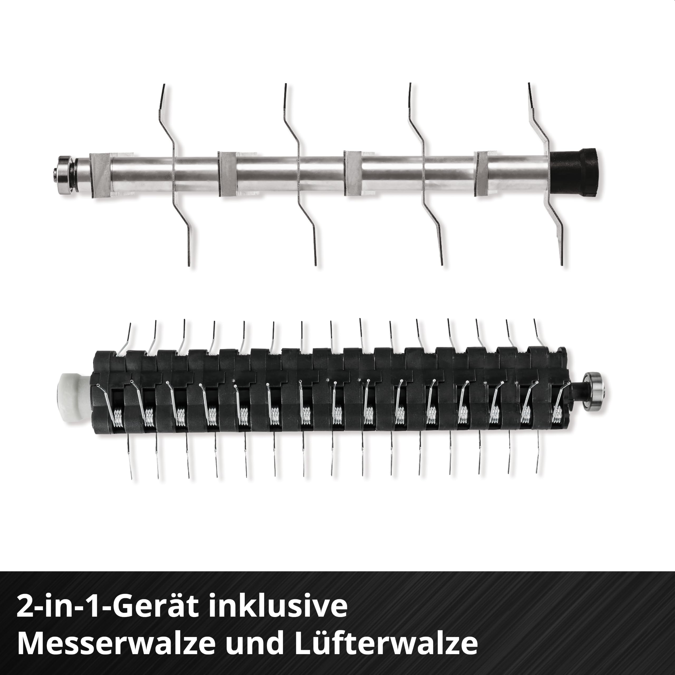Einhell Akku-Vertikutierer-Lüfter GC-SA 36/31 Li-Solo | PXC | 36 V | 31 cm Arbeitsbreite | einstellbare Arbeitstiefe | Messer- & Lüfterwalze | ohne Akku