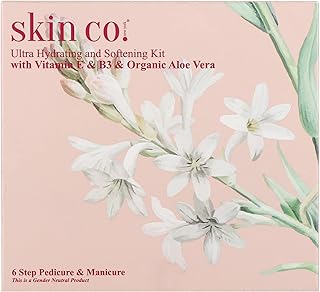 skin co. new york Ultra Hydrating and softening Pedicure Manicure Kit for women (60 g, Set of 6) Price In India