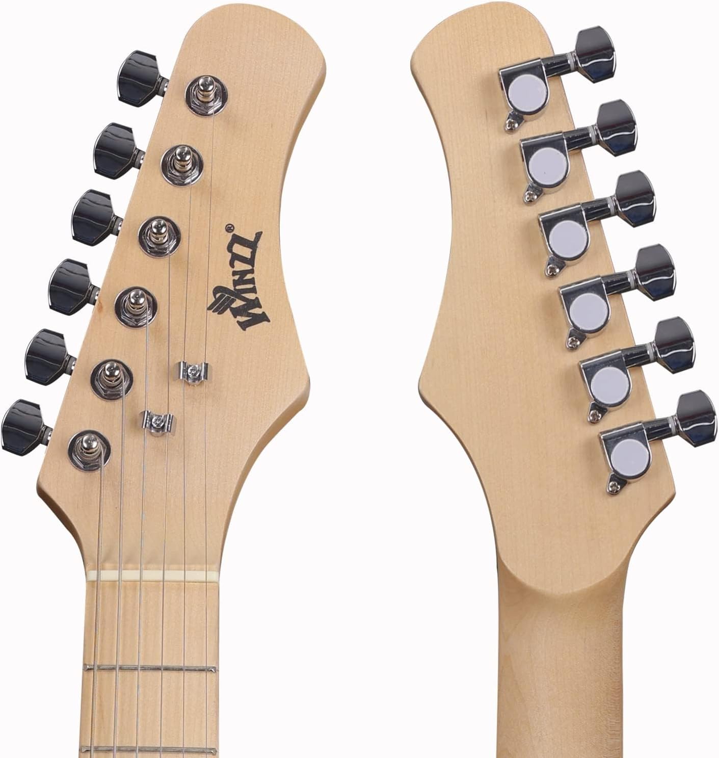 WINZZ EGM100 30 Inches Real Kids Electric Guitar with Beginner Kit, Right Handed, Sunburst