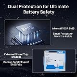 ECO-Worthy Cubix100 Batterie Lithium 48 V 100 Ah Bluetooth IEC 62619 - 7