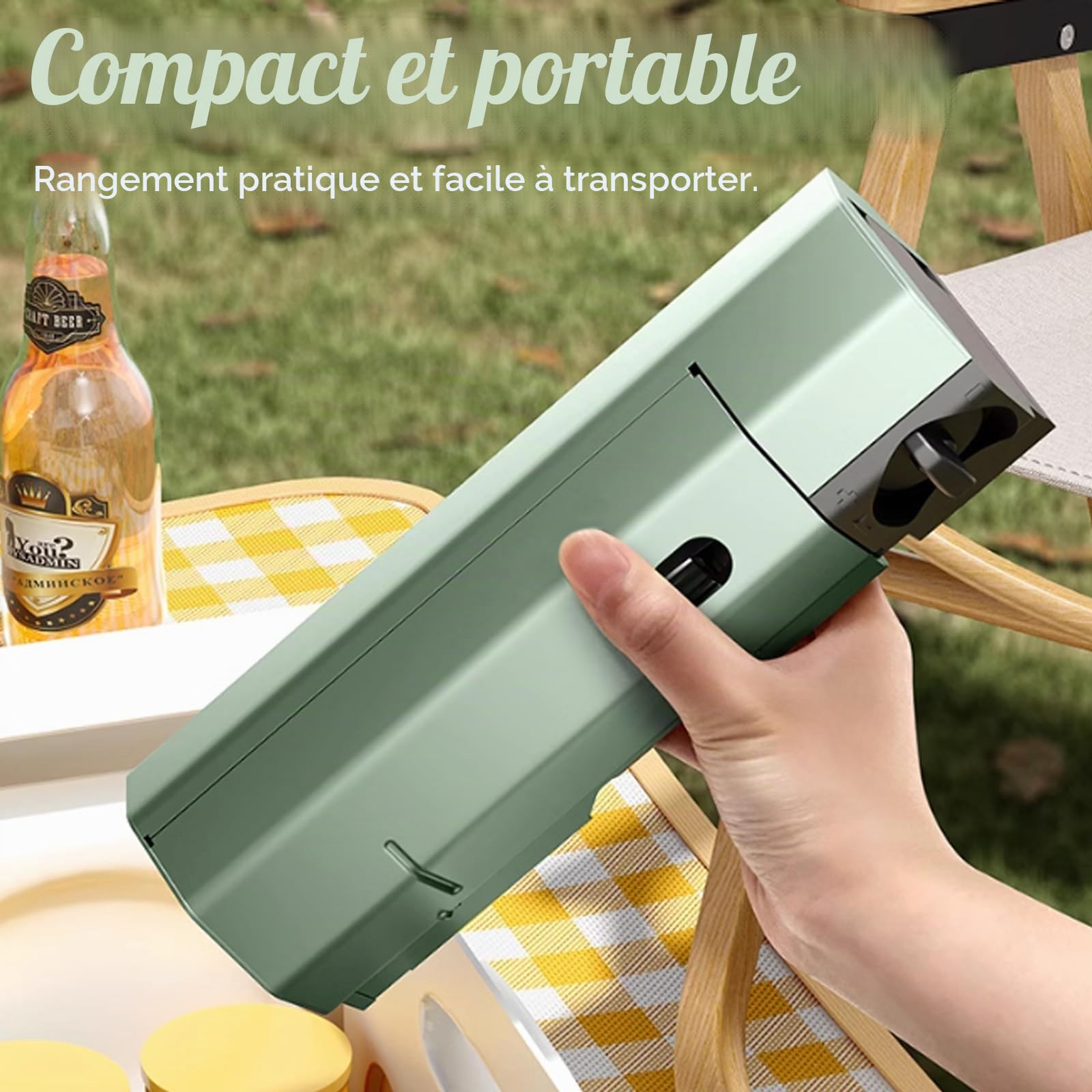 Réchaud Camping, Réchaud à Gaz Camping Pliable Cuisinière à Gaz Portable D'extérieur Cuisinière à Gaz Avec Allumage Piézo Avec Pare-Brise Pliable En Aluminium Pour Camping(Sans Cartouches Gaz)
