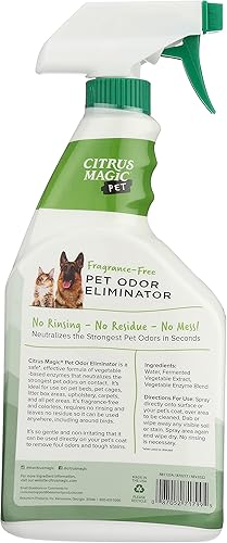 Miniatura 2 de Citrus Magic Eliminador de olores para mascotas, 22 onzas líquidas