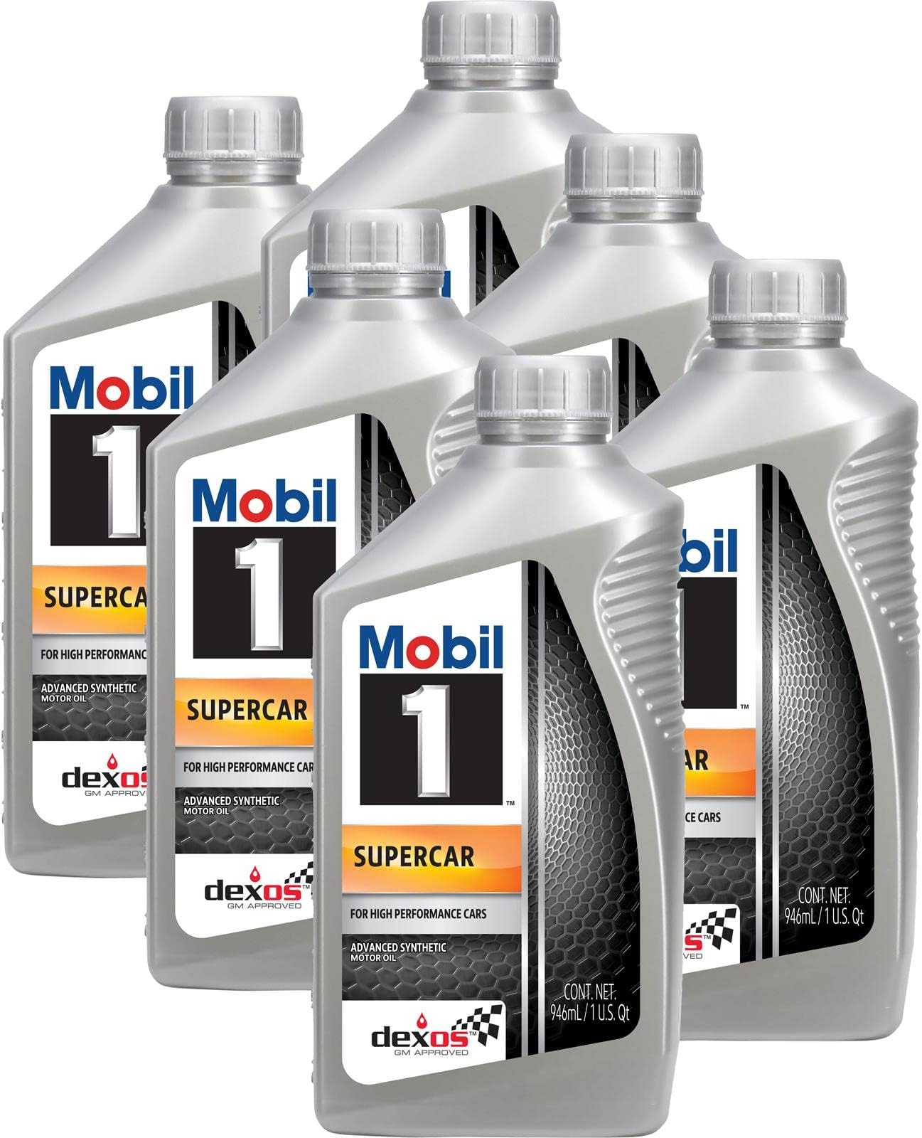 Mobil 1 ESP 5W-50 Full Synthetic Super Car Motor Oil (6 Quarts), (127372)