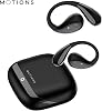 MOTIONS MS-E51 OWS Açık Kulak Tasarımlı Kablosuz Kulaklık, Çift Mikrofonlu ENC Gürültü Engelleme, Hi-Fi, Bluetooth 5.3, 600mAh Şarj Kutusu, Siyah