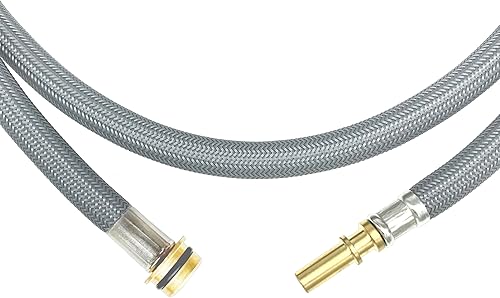 Miniatura 4 de 88624000 Pieza de repuesto para manguera de grifo de cocina Hansgrohe para manguera de spray extraíble 95507000 95506000, 59 pulgadas de longitud