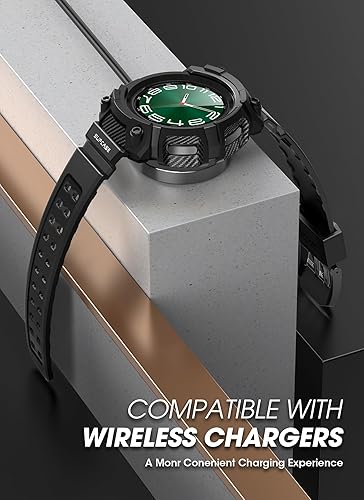 Miniatura 4 de SUPCASE Funda para Samsung Galaxy Watch 6 Classic de 1.772 pulgadas con correa (Unicorn Beetle Pro), 2 protectores de pantalla funda protectora