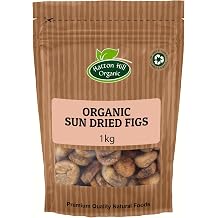 Organic Sun Dried Figs 1kg by Hatton Hill Organic | Perfectly Dried for a Naturally Sweet Boost, Deliciously Chewy Snack, Packed with Fiber