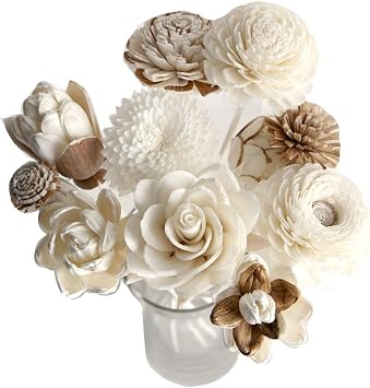 10 Mixed Sola Flower Reed Diffuser for Aroma Home Fragrance