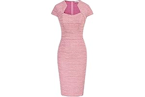 Dress Women Pencil Dress Cap Sleeve Pencil Dress