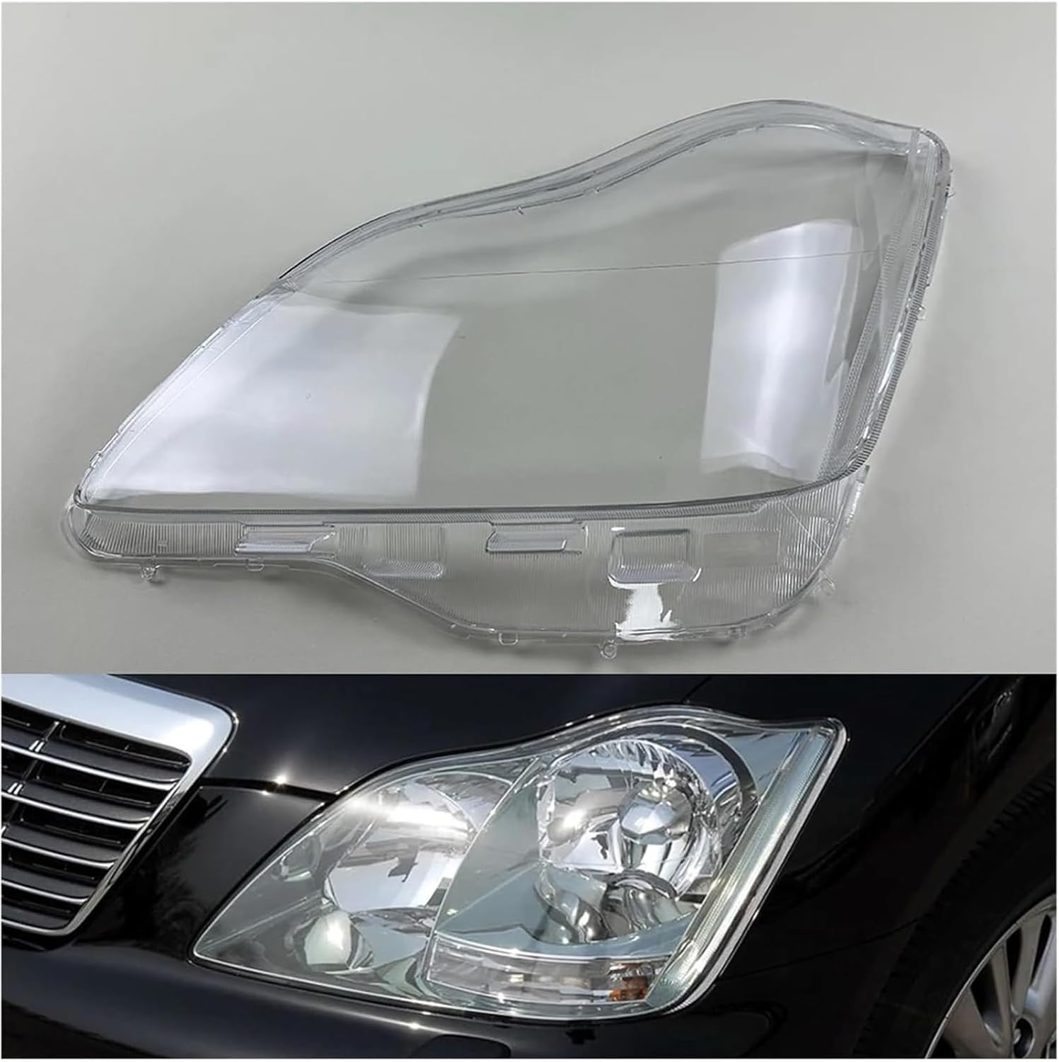 Car Headlight Lens Cover for Toyota for Crown 2005 2006 2007 2008 2009 Headlight Shell Lampshade Headlamp Cover