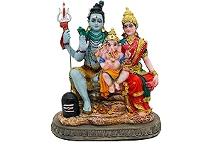 India God Shiva Family Statue: A Divine Abode of Protection and Blessings
