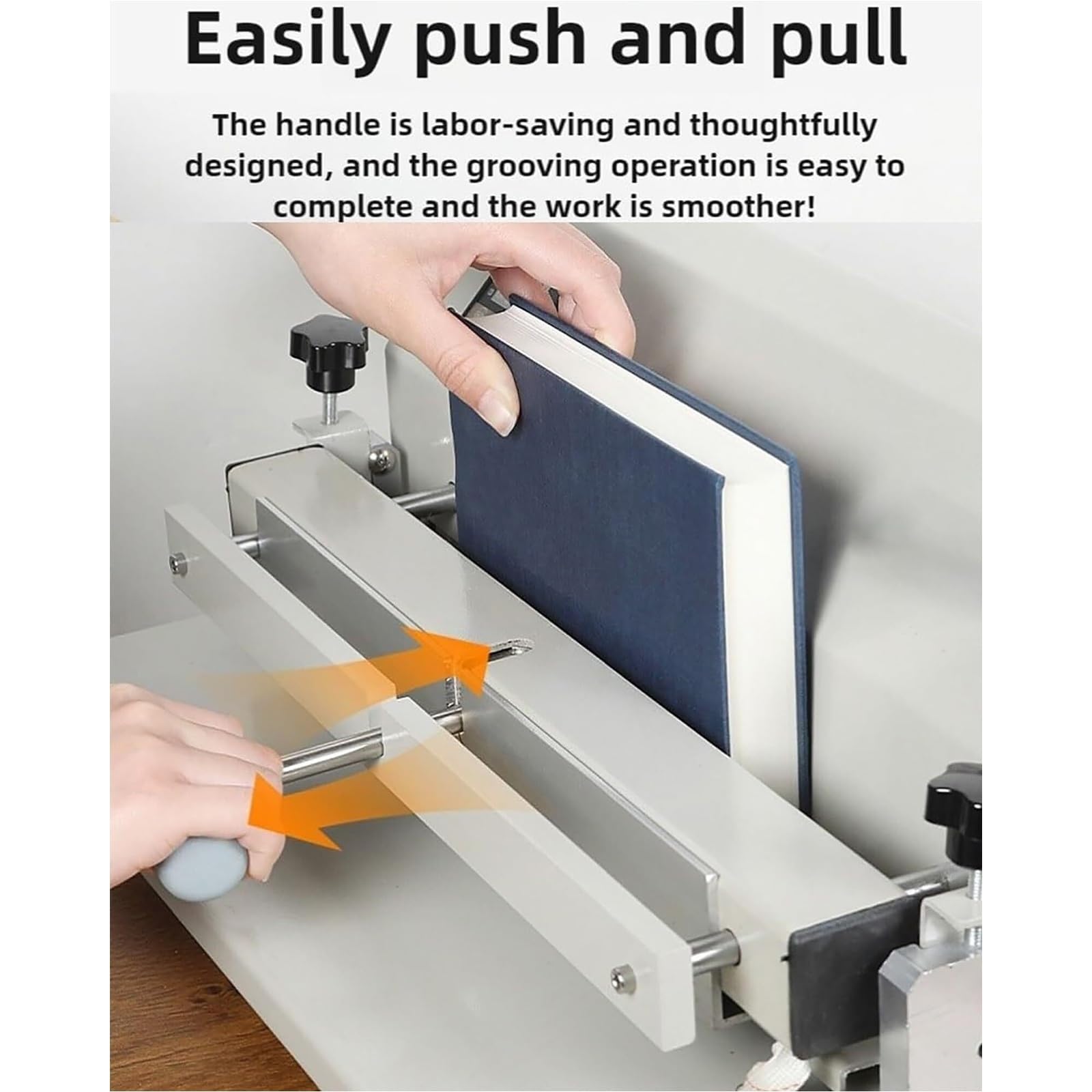 Plieuse à papier électrique robuste avec contrôle numérique de la température LED, largeur de rainure de 330 mm, épaisseur maximale de 50 mm, pour menus, albums