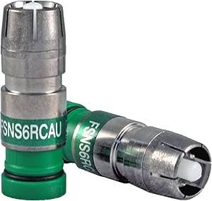 Belden FSNS6U-25 RG-6 Universal "F" Coax Compression Connector 25 Per Pack - Foto 11