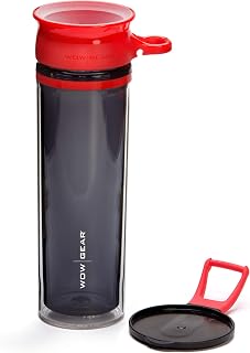 WOW GEAR 360 Double Walled Tritan Water Bottle - 20 OZ / 600 ML