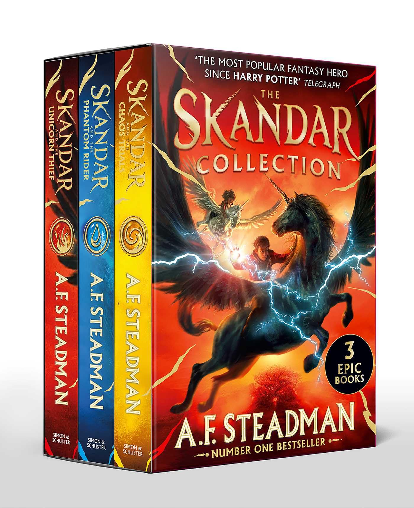 The Skandar Collection  Books 1 - 3 Boxed Set A E Steadman | TODO NEW