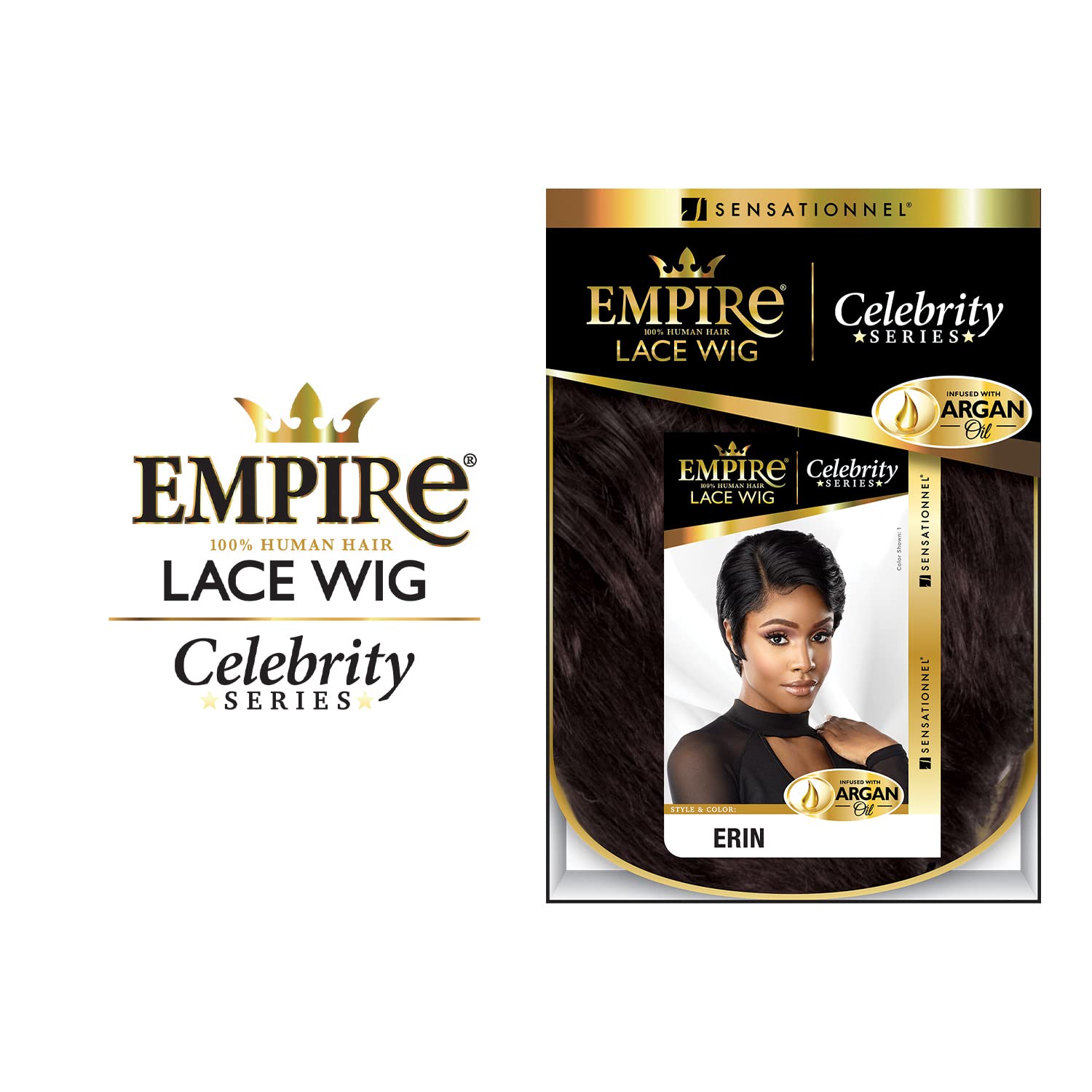 ?Empire Human Hair Lace Wig –1B/27 *NWT*? Amazon.com : Sensationnel Human Hair Lace Front Wig Empire  main image 3