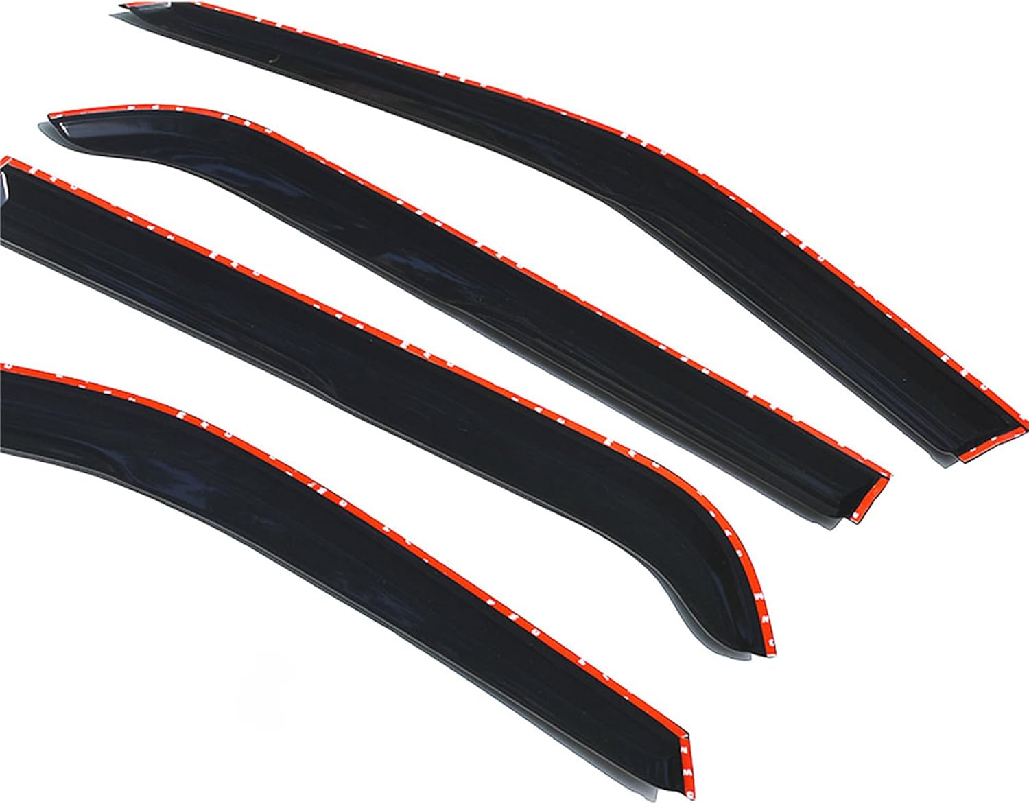 4PCS Side Window Visors Vent Sun Rain Guard Deflectors Kit Replacement for Explorer 2011 2012 2013 2014 2015 2016 2017 2018 2019