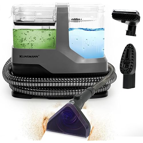 Portable Carpet & Upholstery Cleaner Machine – 17KPa Powerful Suction Spot Shampooer and Extractor for Pet Stain, Car Seat, Area Rug, Couch, Sofa, Furniture, Carpet Cleaning & Car Detailing