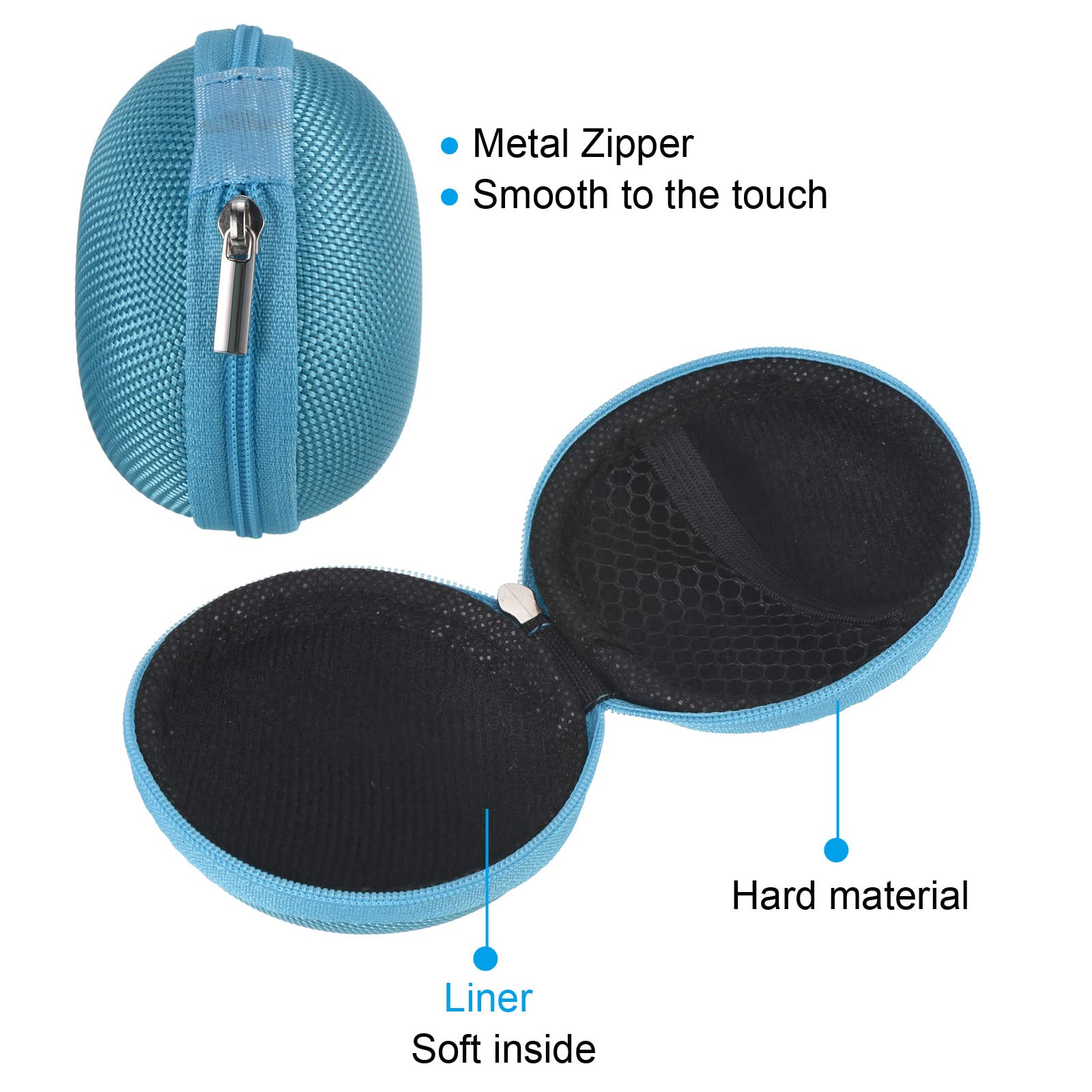 PATIKIL Tennis Vibration Dampener in Light Blue Gift Case, 6 Pack Shock Absorber for Your Tennis Racket & Strings, Blue - Image 4