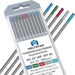 TIG Welding Tungsten Electrodes Combination Settings Pure Cerium Lanthanated Rare Earth blend Tungsten Electrodes MIX3/32 * 7