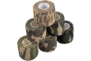 6 Pcs Camouflage Tape and Bandage