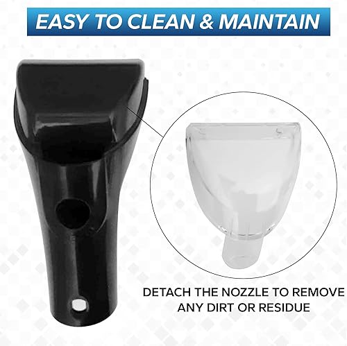 Miniatura 4 de Cepillo de repuesto resistente de 3 pulgadas con boquilla extraíble para una mejor limpieza para todas las máquinas limpiadoras de alfombras