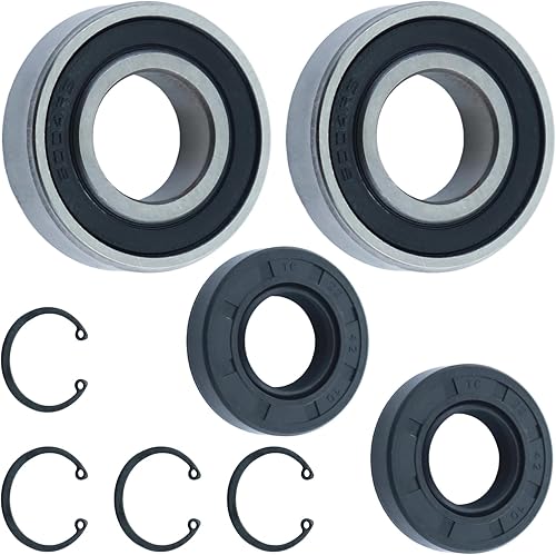 Adefol Cojinete y sello del eje trasero del carrito de golf para EZGO Marathon, apto para carritos eléctricos Medalist TXT RXV 1978 UP, kit de eje