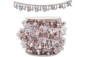 INSPIRELLE Rose Gold Tree Garland with Iridescent Shine