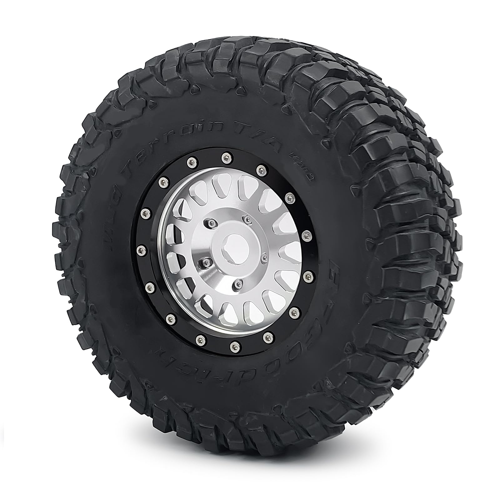 Runup Aluminiowe felgi Beadlock do Losi 1/6 Super Baja Rey 2.0 RC Car Upgrade części (2 szt.)