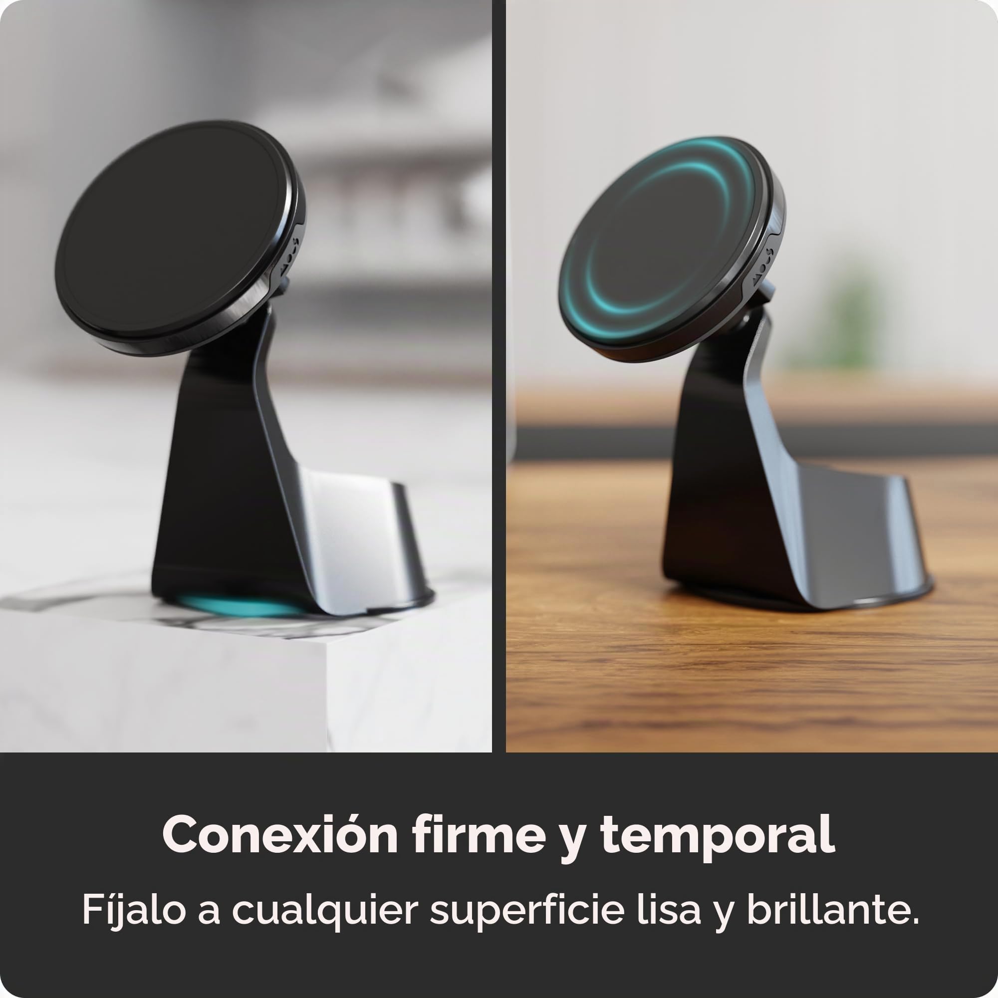 Mous Compatible con MagSafe Coche Soporte de Succión para iPhone 17/16/15/14, Pixel 10, S26/S25